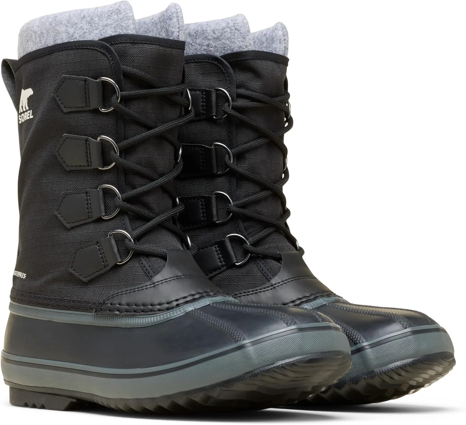 SOREL - Мужские зимние ботинки 1964 Pac Nylon, черный — фото 2
