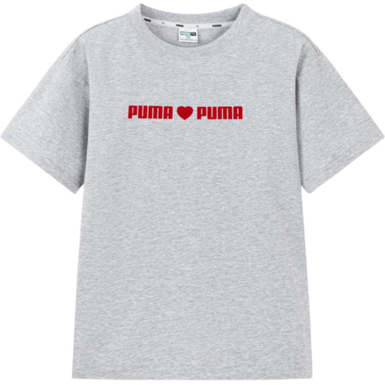 

Футболка Sportstyle Series Light Heather Gray детская PUMA, серый