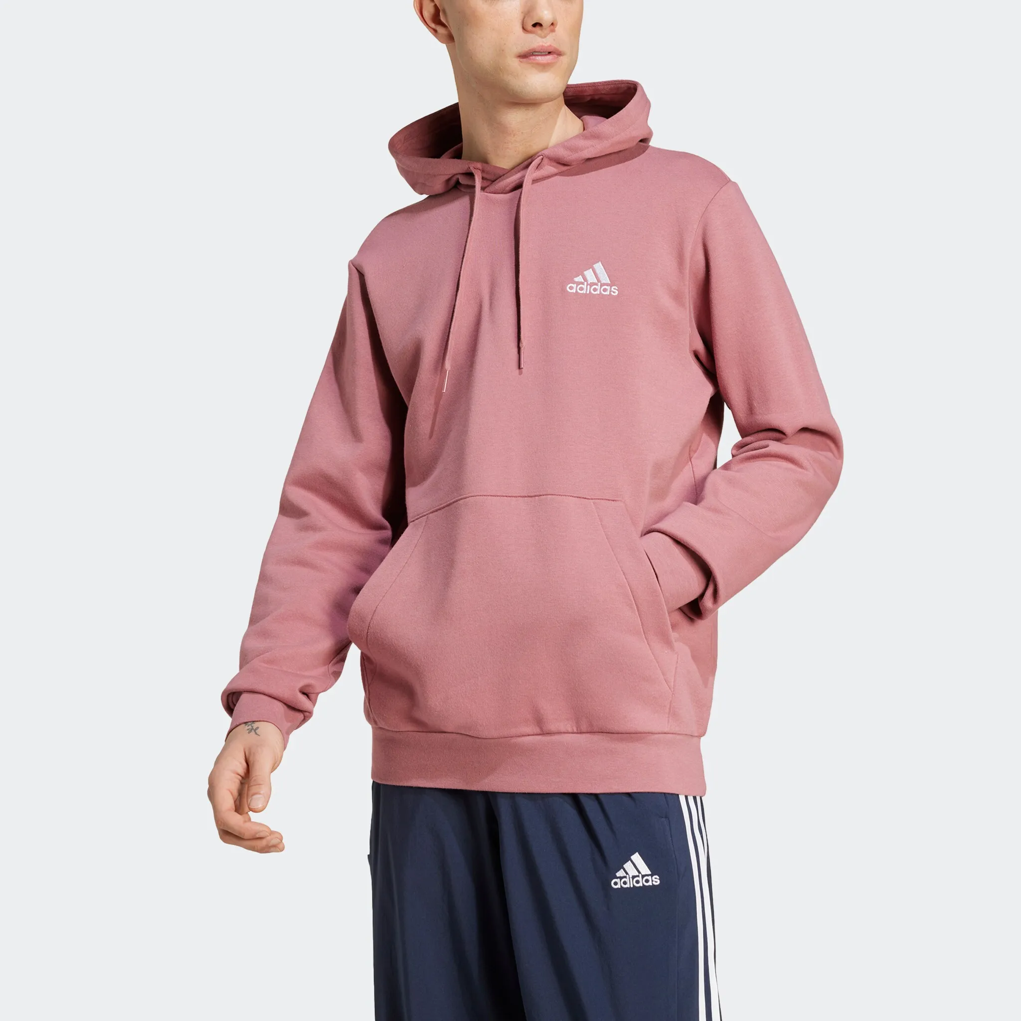 

Толстовка с капюшоном Adidas Sportswear "M FEELCOZY HD", малиновый