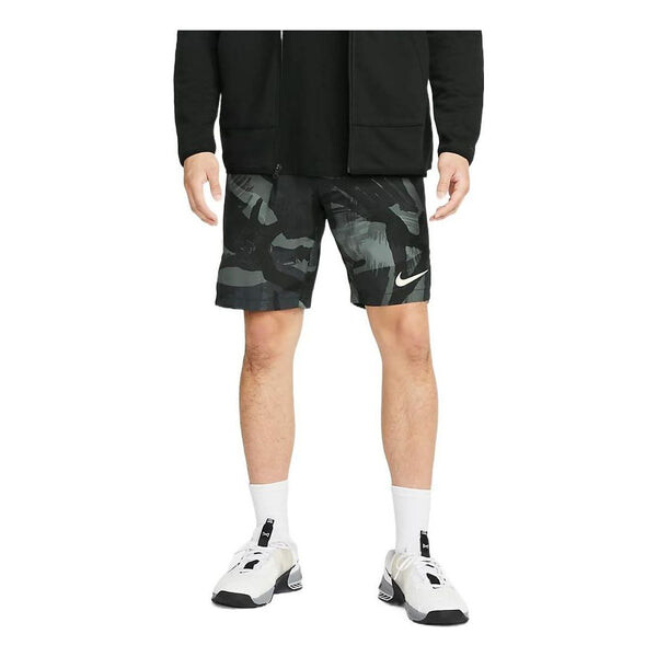 

Шорты men's woven camouflage gym camouflage straight shorts Nike, мультиколор