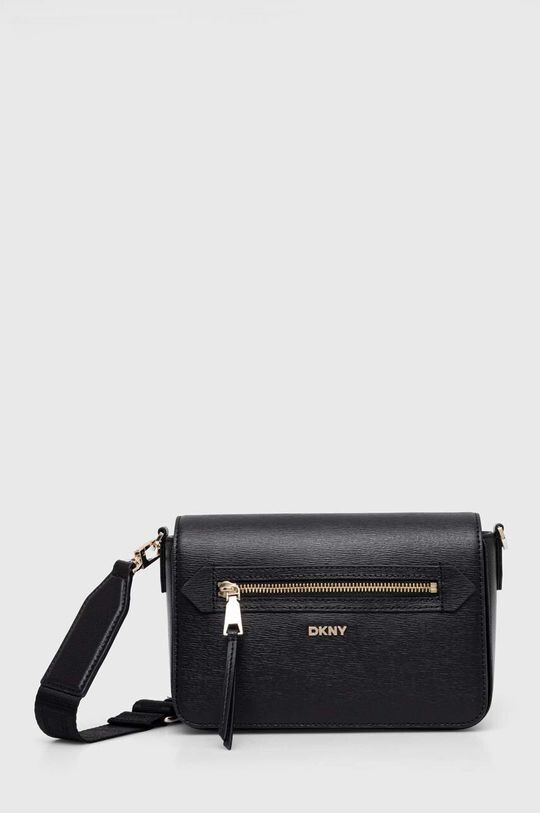 

Кожаная сумочка Dkny, черный
