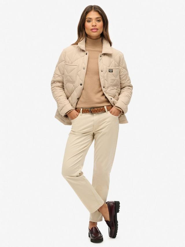 Стеганая рабочая куртка с подкладкой Superdry, Humus Beige — фото 3