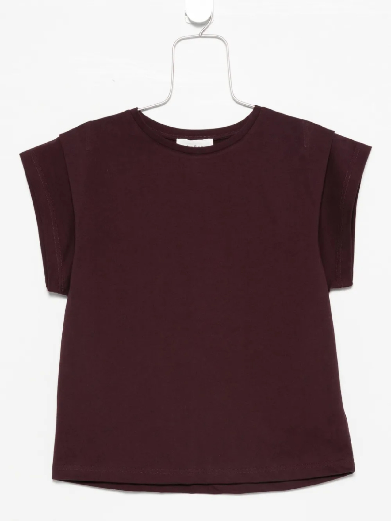 

Футболка Ba&Sh Pio из хлопка с закрытыми рукавами, фиолетовый