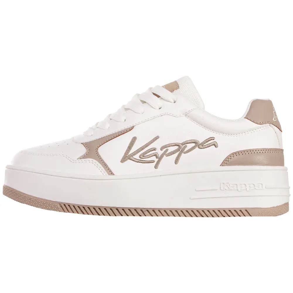 

Кроссовки Kappa, со съемной стелькой, цвет White-Taupe
