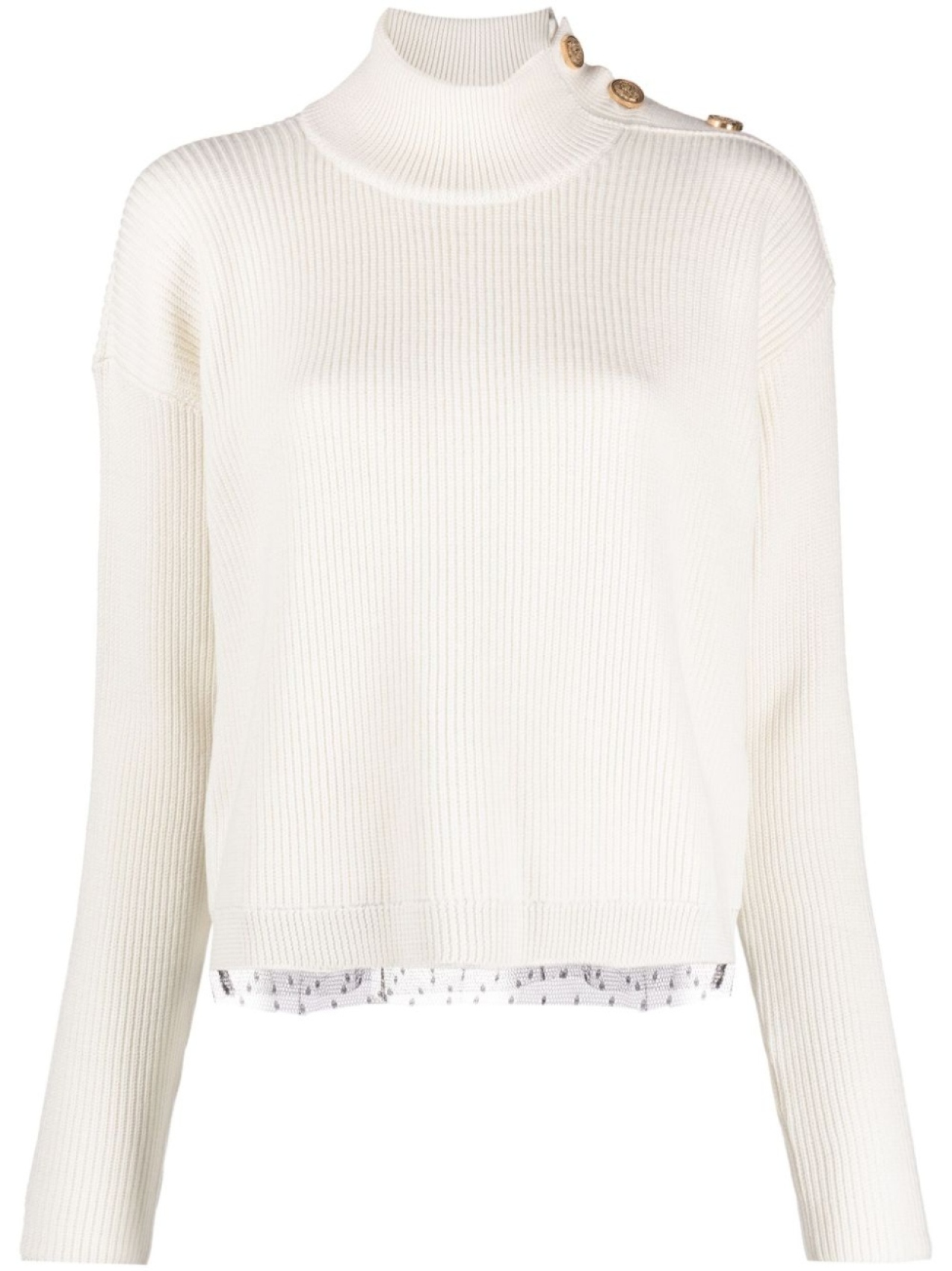 

RED Valentino топ с длинными рукавами, белый