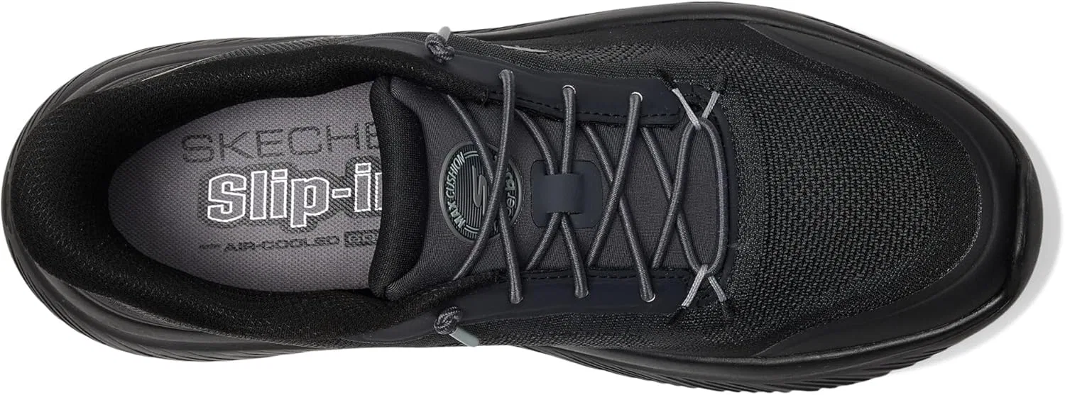 Мужские кроссовки Skechers Go Walk Max Cushioning Hyper Burst Zoltar, Black — фото 2