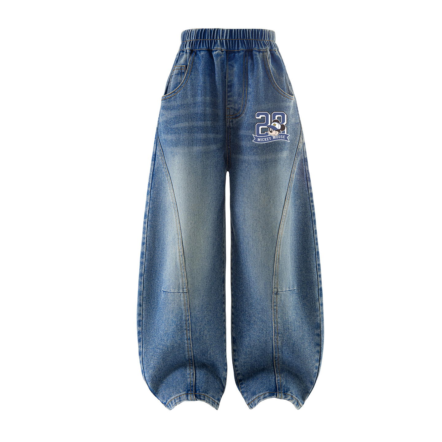 Детские джинсы Moderate Disney, dianbing star k denim светло синий — фото 3
