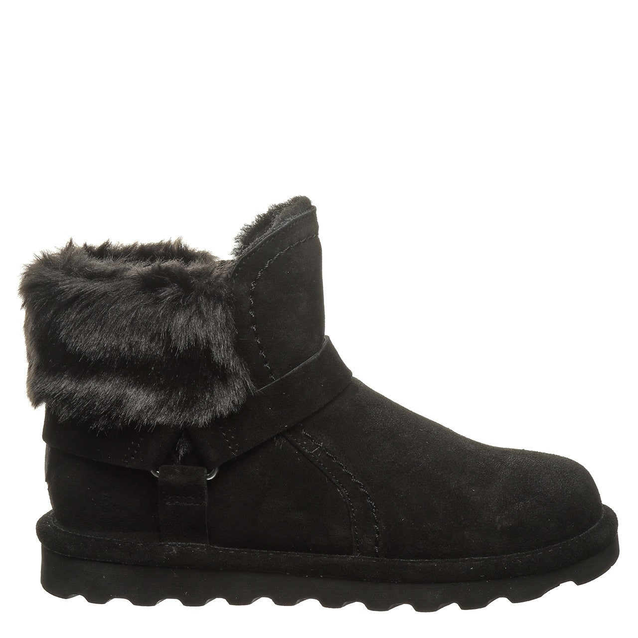 Ботинки зимние женские Bearpaw Konnie 2777W011 с искусственным меховым воротником, черный — фото 2