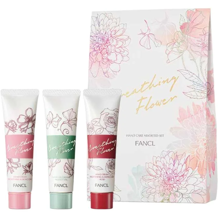 Увлажняющий крем для рук с розой FANCL, Three-Piece Set: Rose Hand Cream 30g+Hydrating Hand Cream 30g+Moisturizing Hand Cream 30g