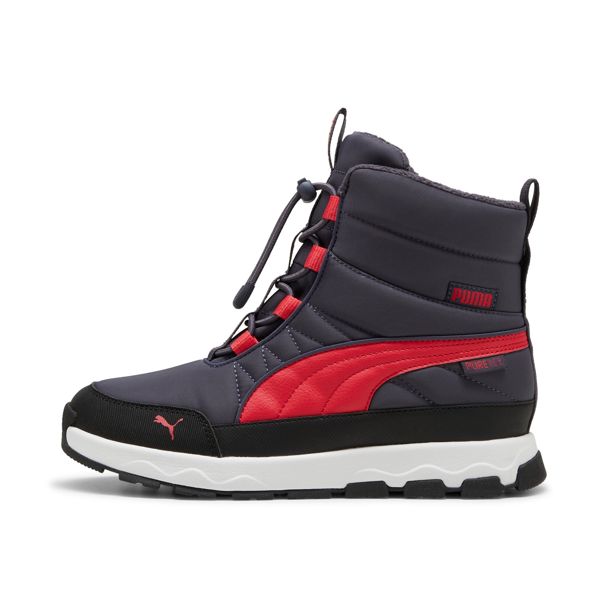 

Ботинки PUMA Big Kids Evolve Puretex, цвет galactic gray/tart cherry/black