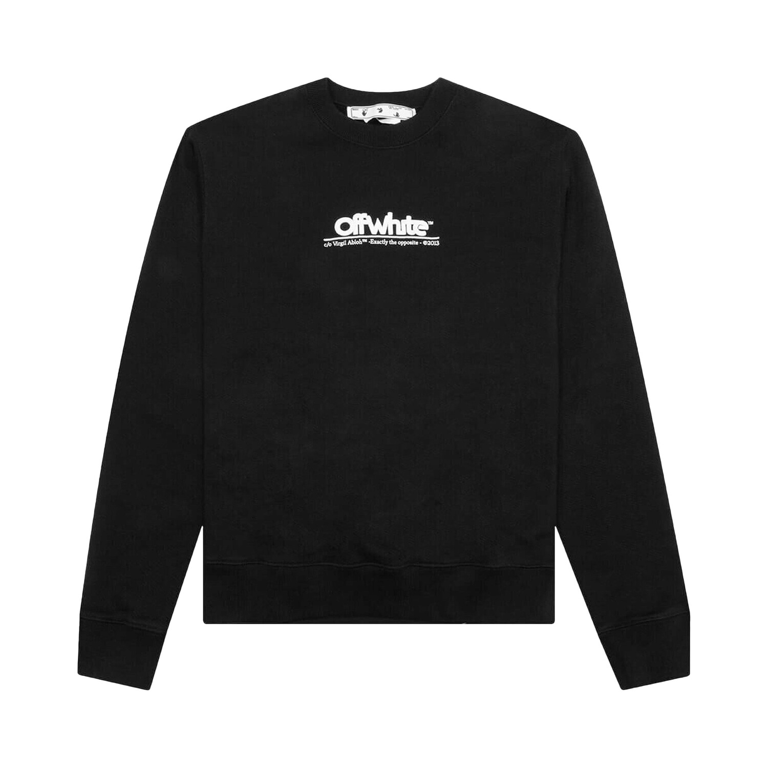 

Узкий круглый вырез с массивным логотипом Off-White, цвет Черный/Белый