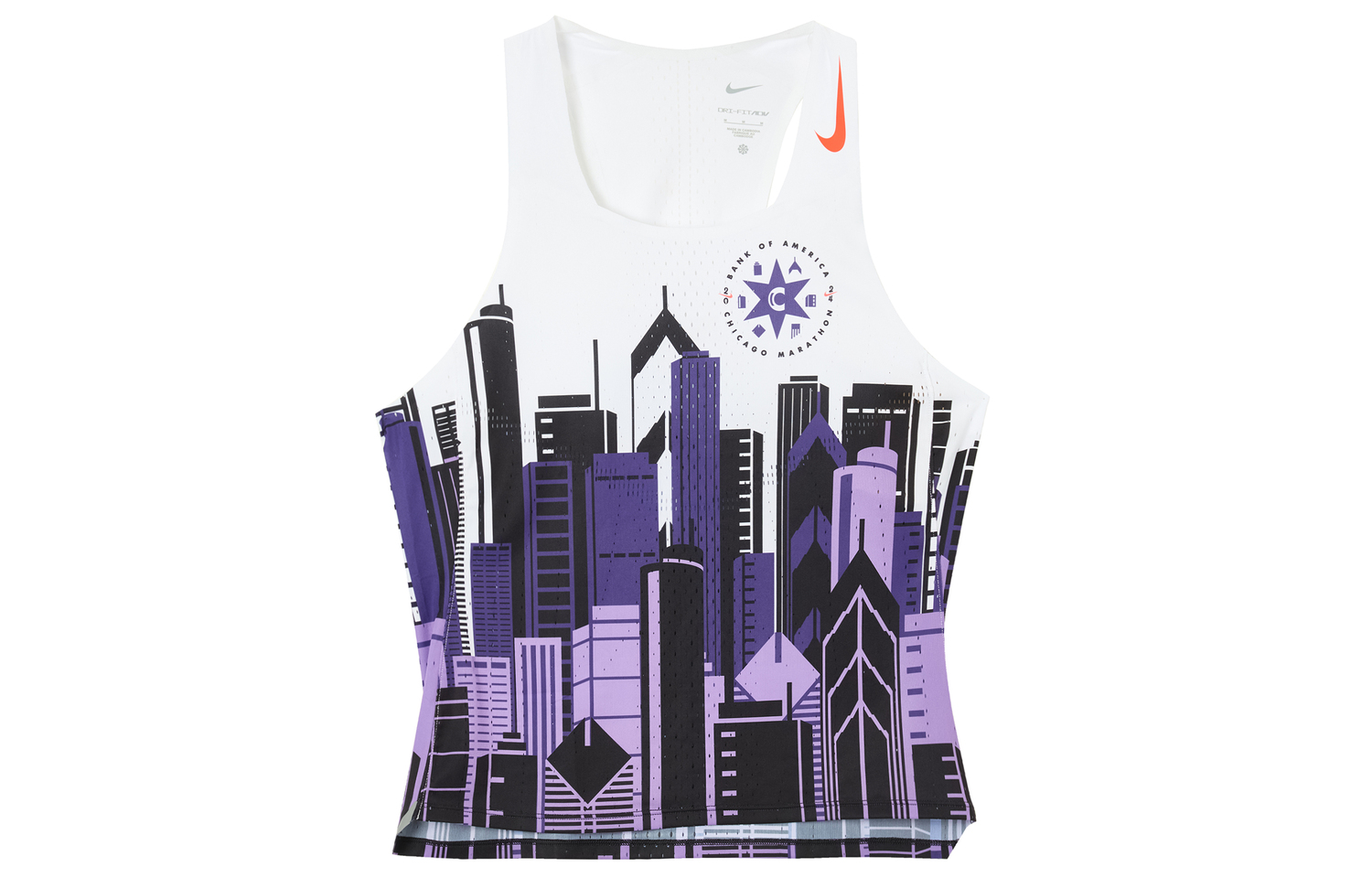 

Мужская майка для бега AeroSwift Dri FIT Adv Nike, мультиколор