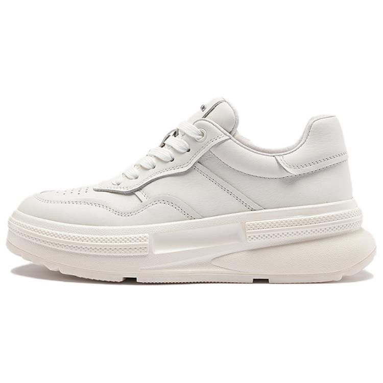 

LE SAUNDA Унисекс скейтерские кеды OWL белые, цвет White OWL (Men's)