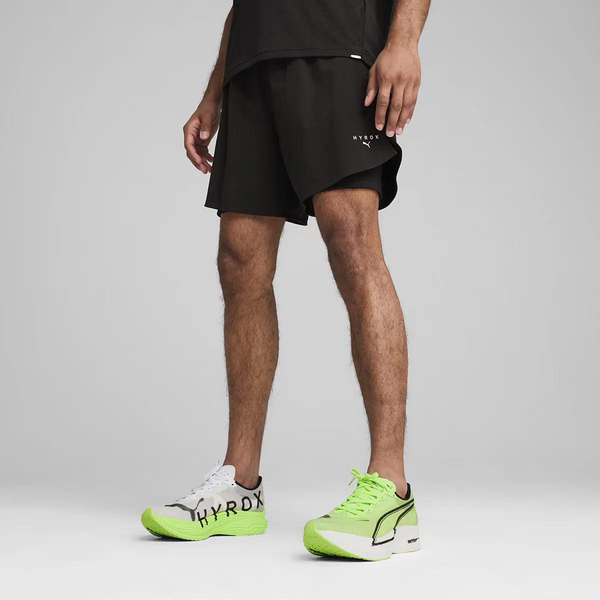 

Шорты мужские тренировочные Puma x Hyrox M 2in1, черный