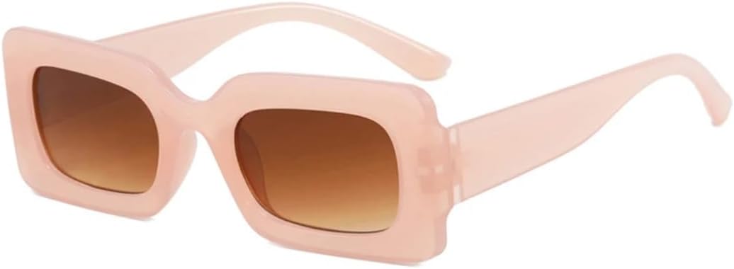 

Солнцезащитные очки с защитой UV400 | Компактная легкая оправа, цветные линзы | Для женщин и мужчин, для занятий спортом на открытом воздухе и вождения DSVIGF, Pink Brown