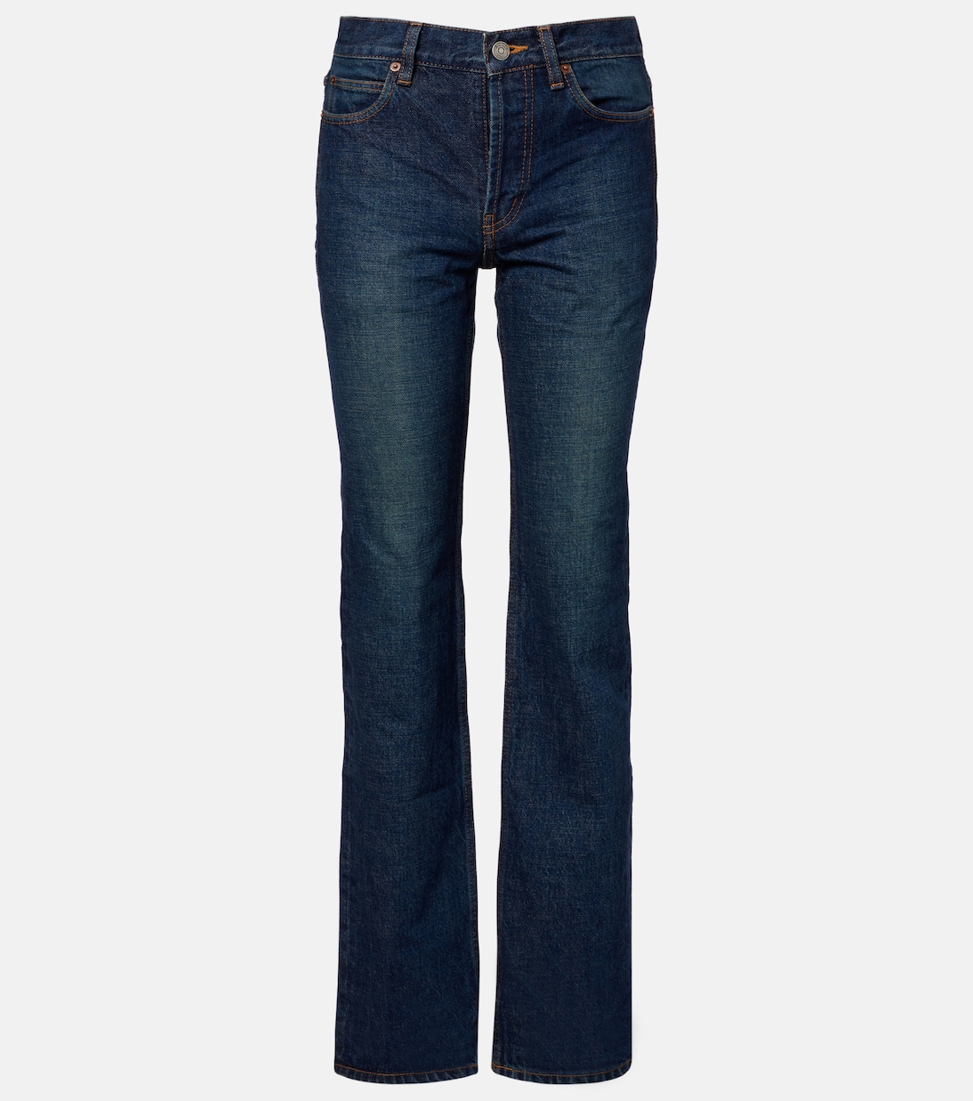 

Джинсы bootcut со средней посадкой Saint Laurent, Heritage Indigo
