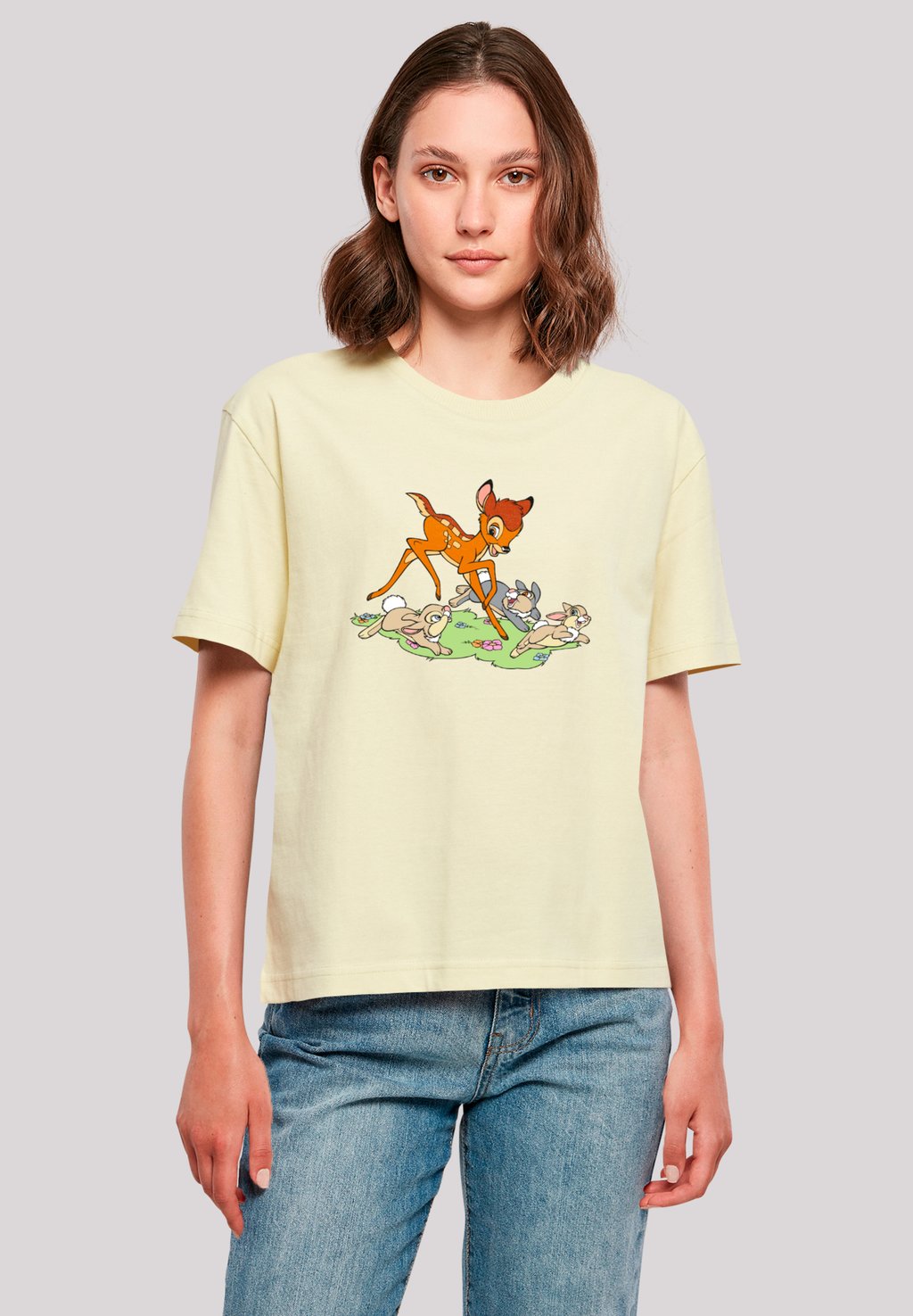 

Футболка с принтом DISNEY BAMBI PLAYING F4NT4STIC, желтый