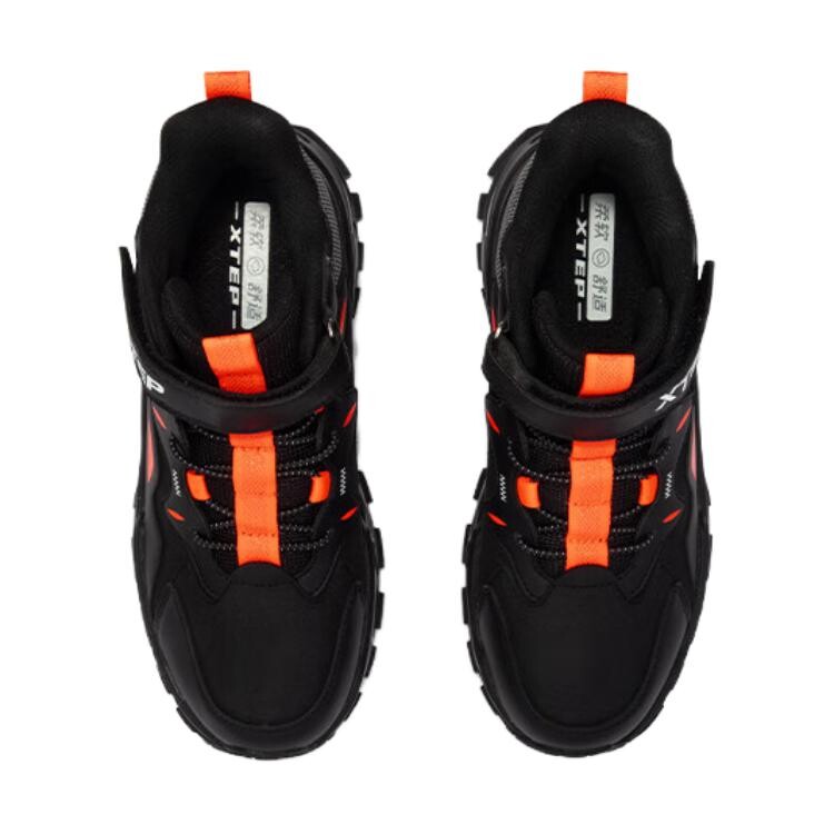 Кроссовки XTEP Kids Lifestyle Shoes GS High-top, черный/красный — фото 3