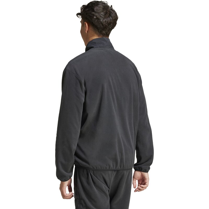 Rolli city escape флис с застежкой-молнией 1/2 Adidas, черный — фото 3