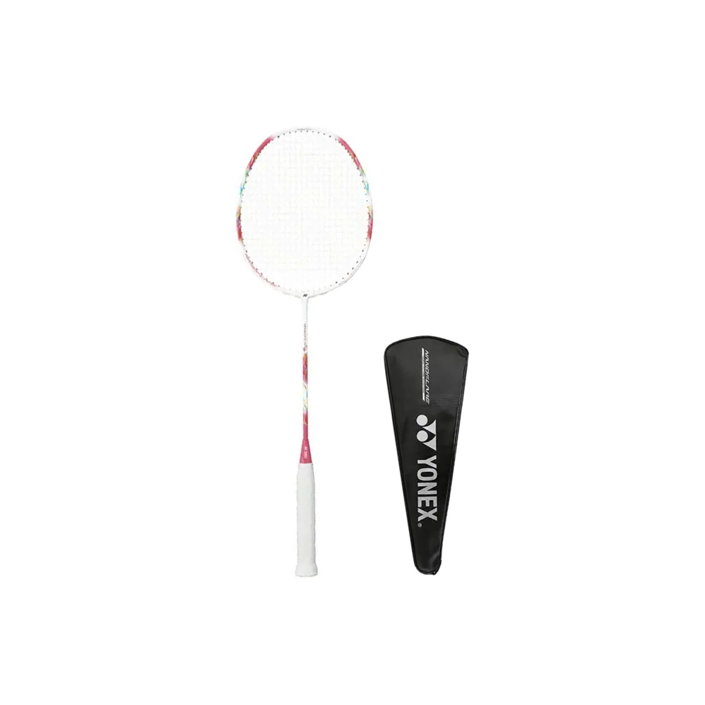 

YONEX Бадминтонная ракетка Quick Light NF 70 Full Carbon, тип: контроль, универсальная, для защиты, профессиональная, 674 мм, розовая