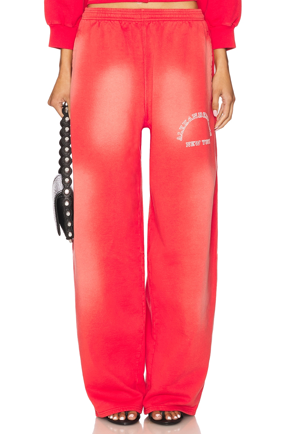 

Спортивные брюки с артикулированными коленями Alexander Wang, sunfade bombshell