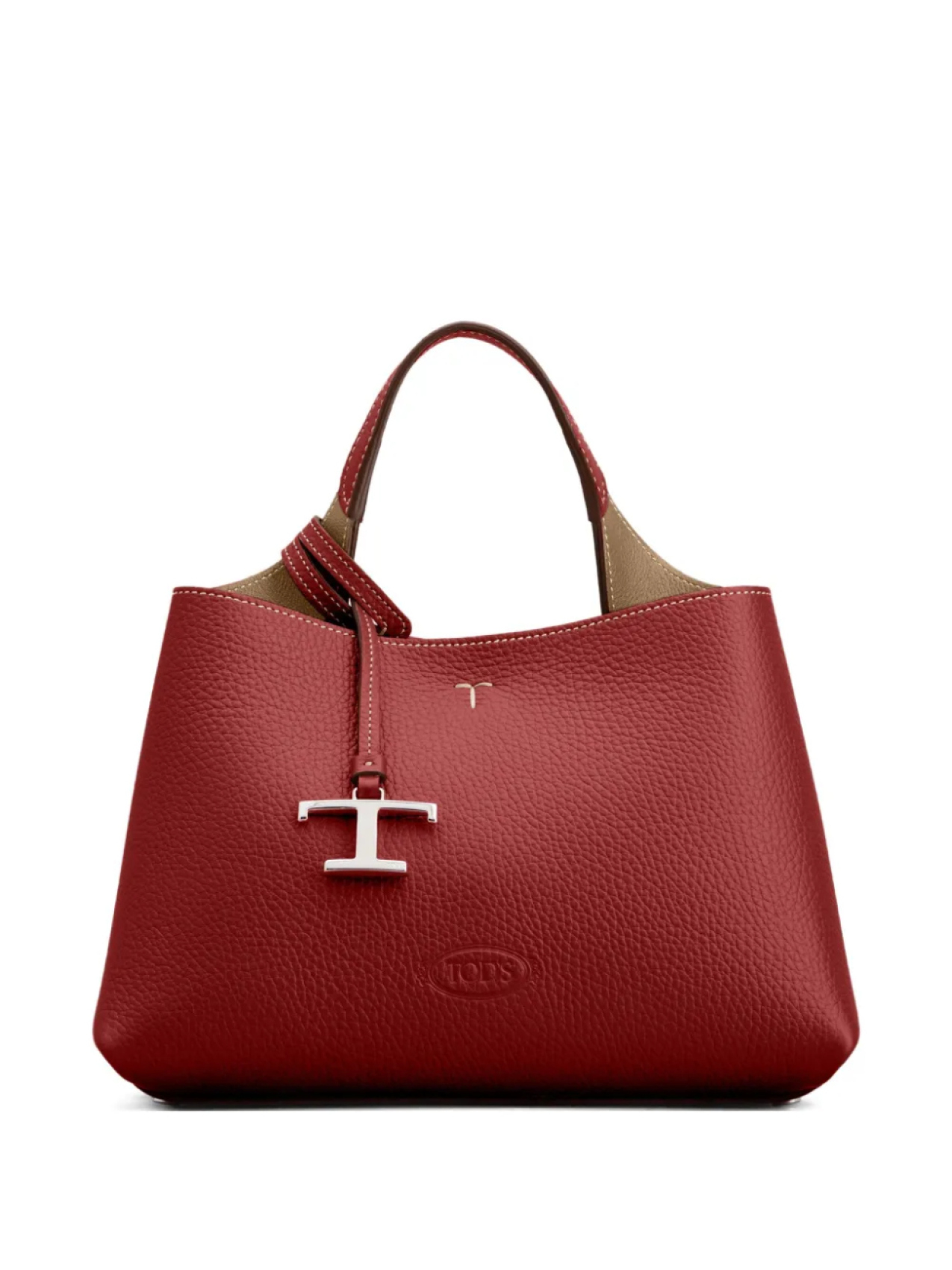 

Кожаная мини-сумка Tod's, красный
