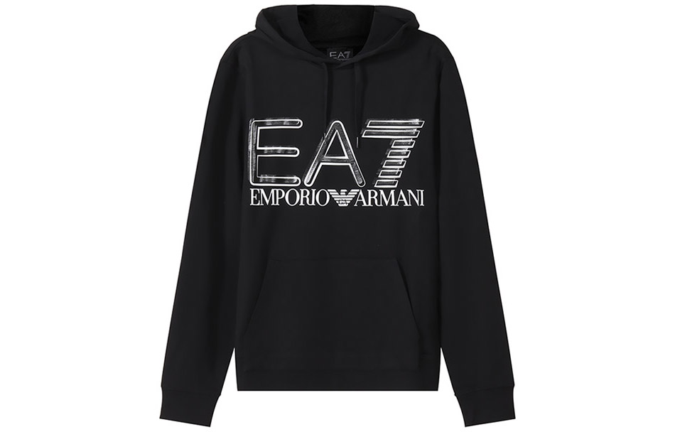 Толстовка EA7 SS22 мужская EMPORIO ARMANI, черный — фото 3