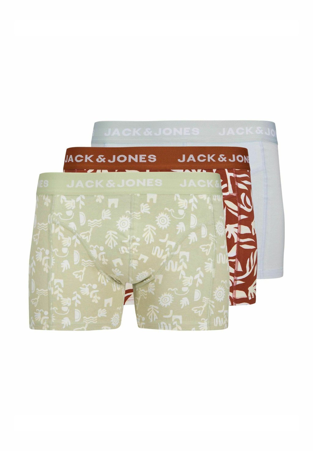 

Брюки 3 PACK Jack & Jones, оливковый