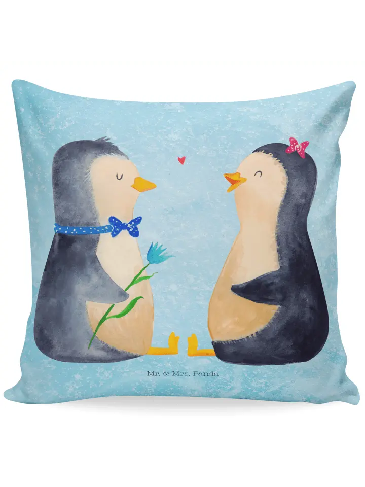 

Подушка Mr. & Mrs. Panda, цвет eisblau