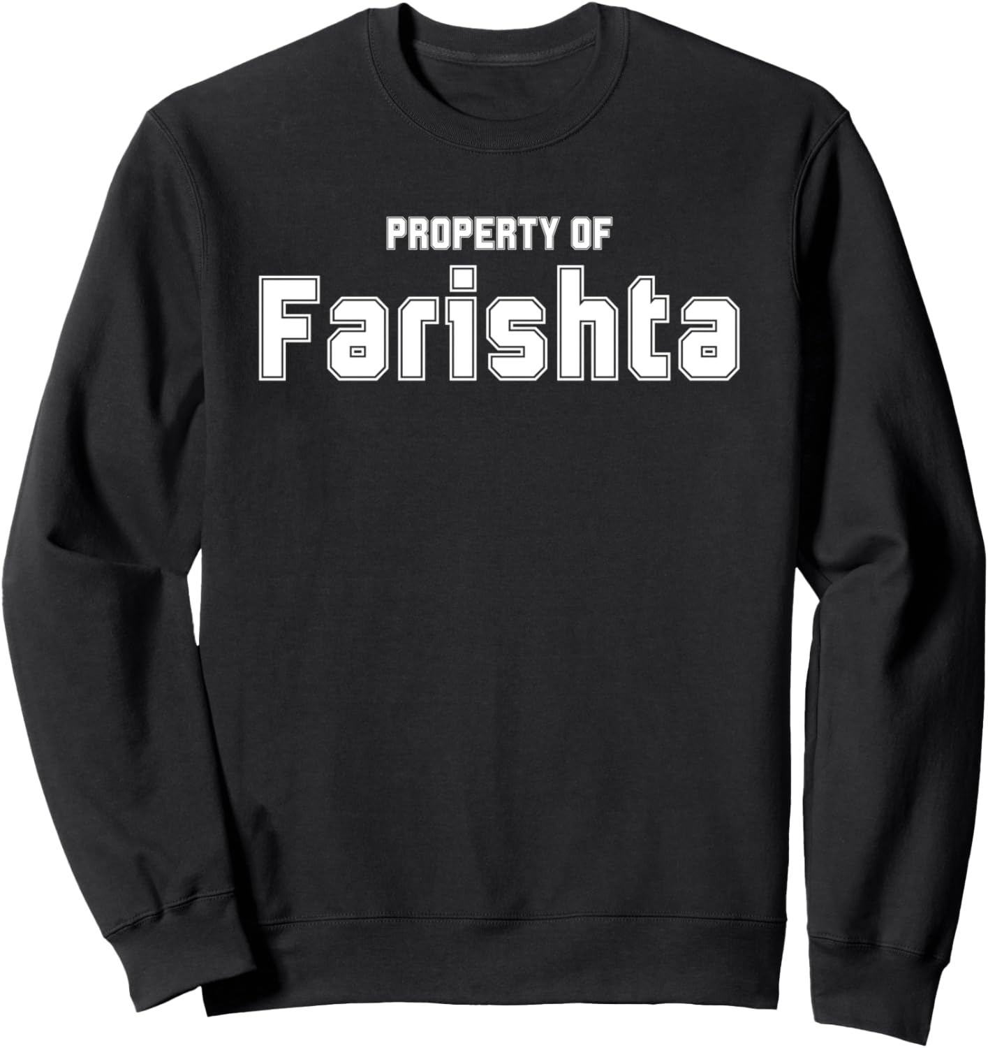 

Забавная толстовка Фаришты Фаришты Фаришты Фаришты Funny Asian Name Gifts Property Of Co., черный