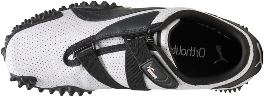 Мужские слипоны PUMA Mostro с перфорацией - белые, повседневные — фото 4