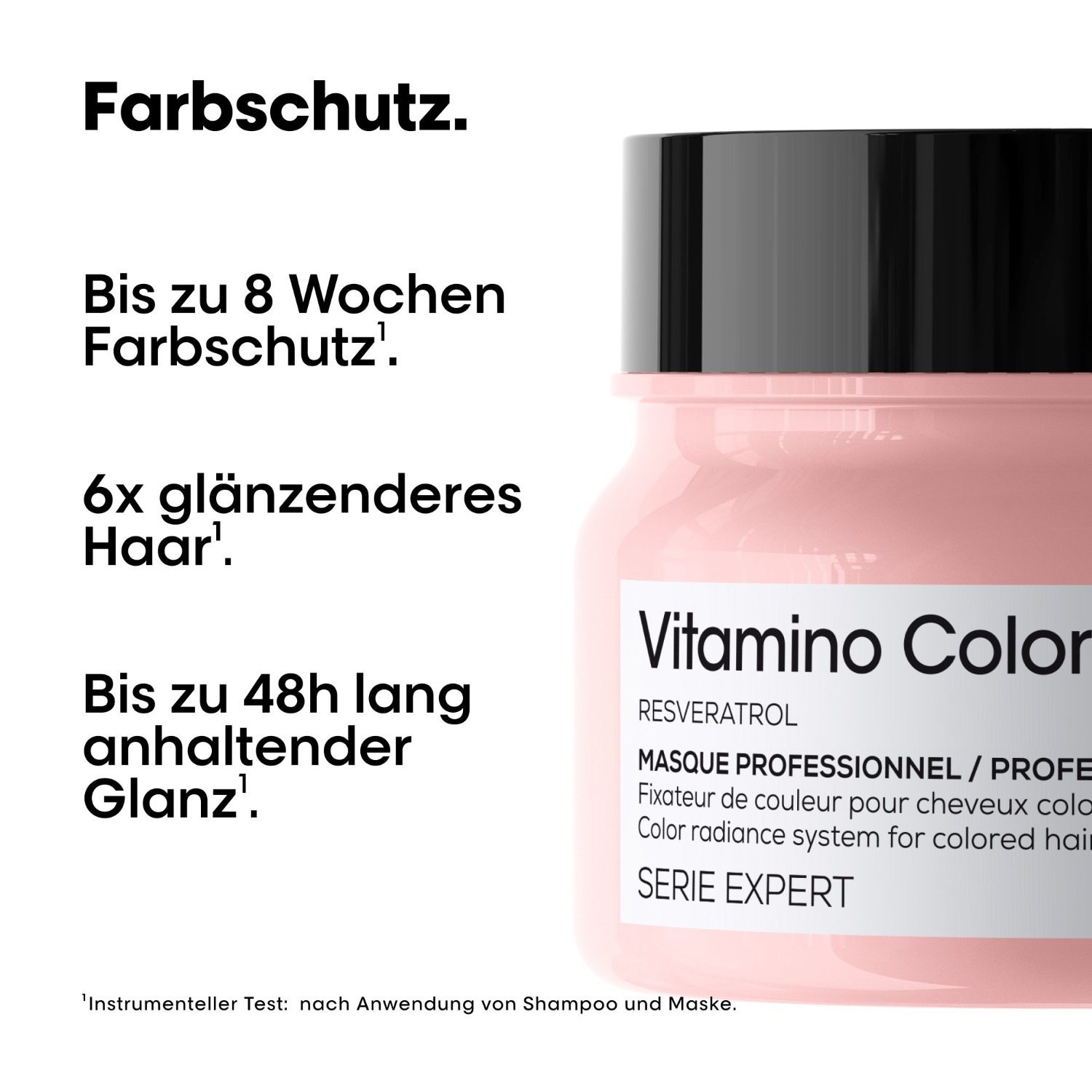 Маска для волос serie expert vitamino color L Oreal Professionnel Paris, объем 250 мл — фото 2