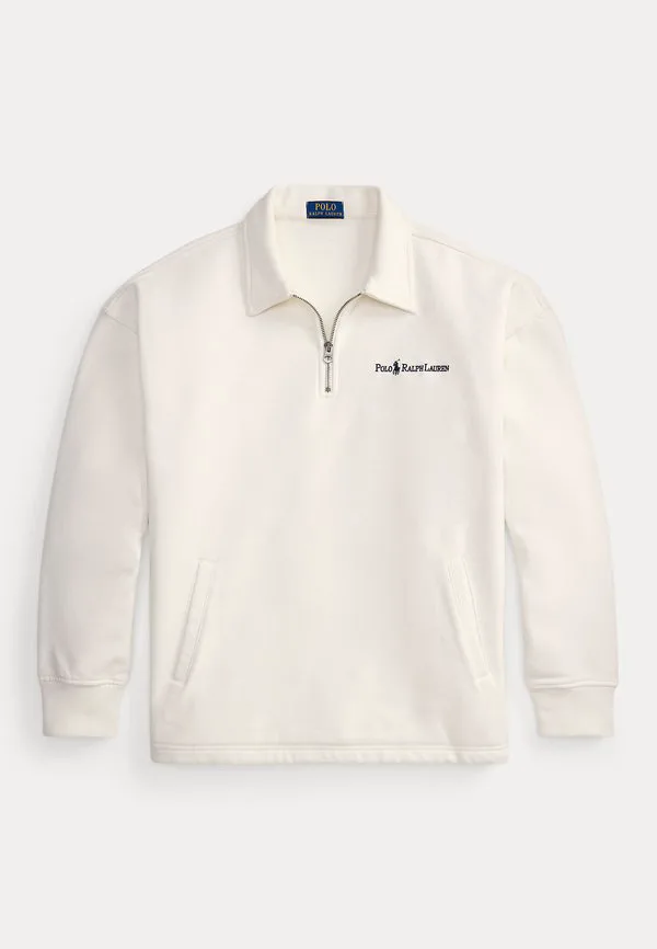 Вязаная полутолстовка на молнии, флисовый джемпер Polo Ralph Lauren, Nevis — фото 4