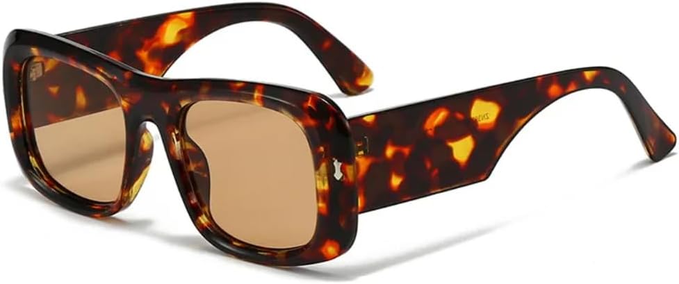 

Солнцезащитные очки с защитой UV400 | Круглая оправа, линзы конфетного цвета | Для женщин и мужчин, для занятий спортом на открытом воздухе и вождения DSVIGF, Demi Tea