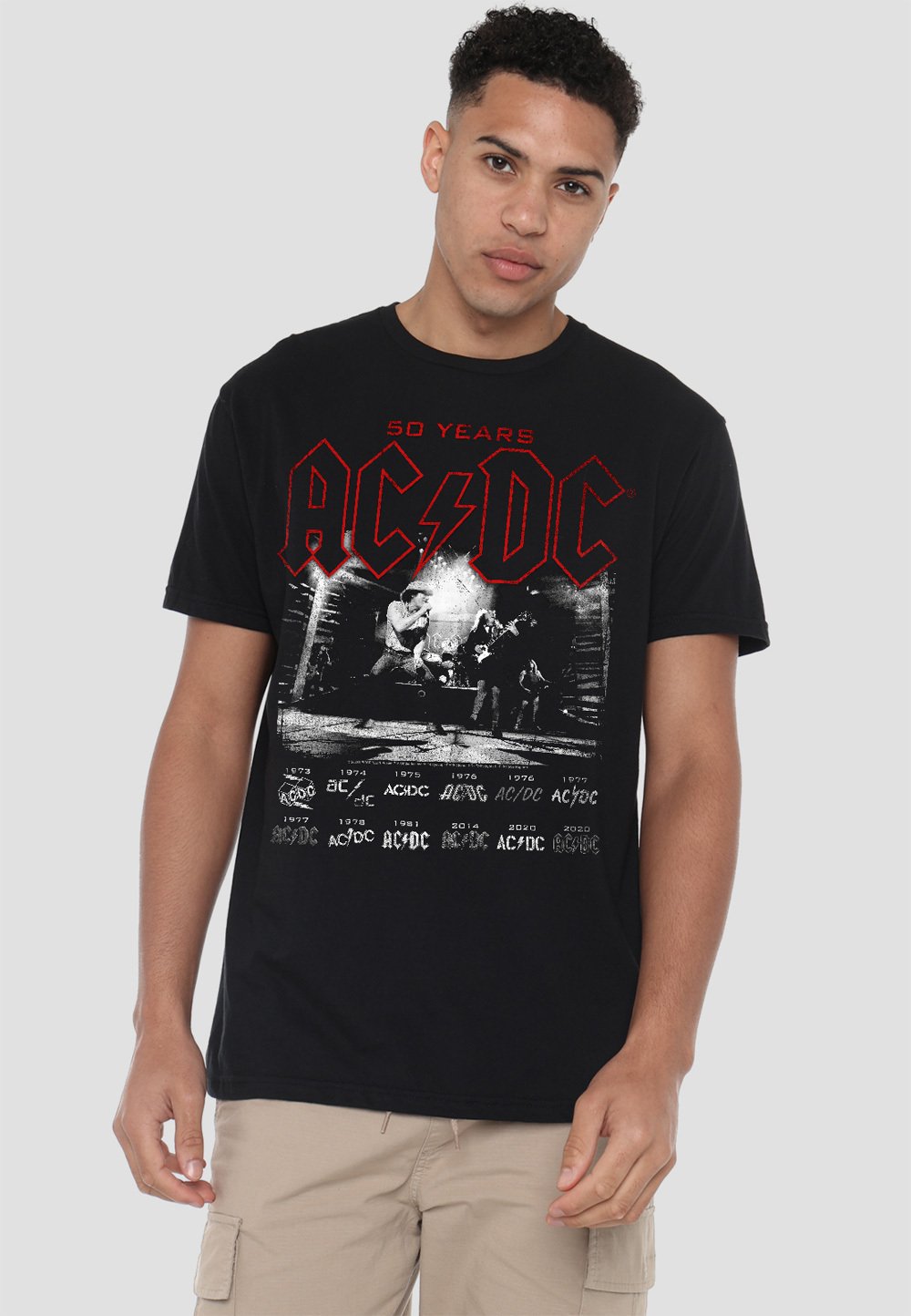 

Футболка с принтом AC DC LOGO STACK Cotton Soul, черный
