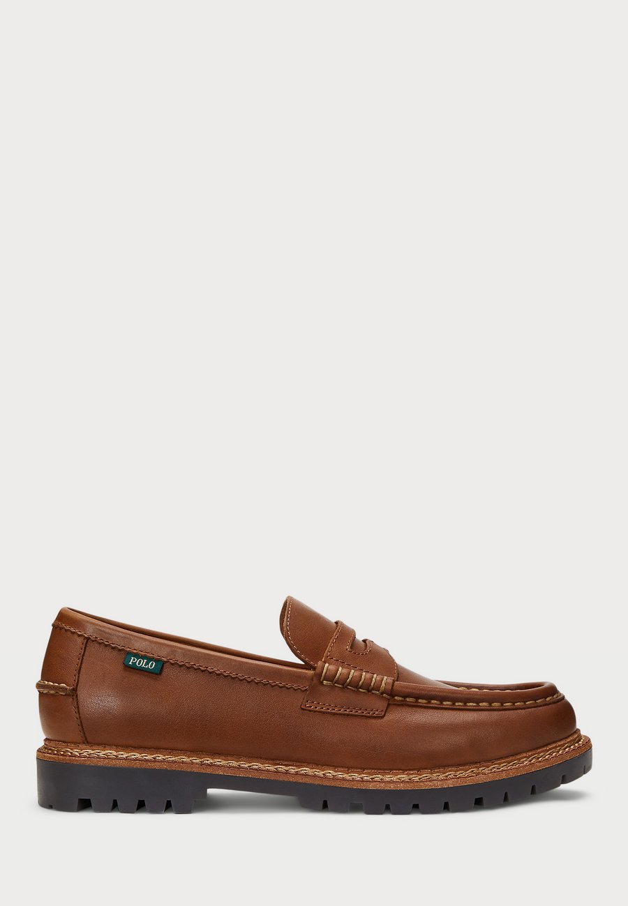 

Лоферы Polo Ralph Lauren JETT LUG-SOLE LEATHER PENNY LOAFER, Brown