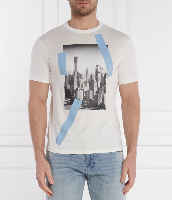 

Футболки Regular fit Armani Exchange, белый