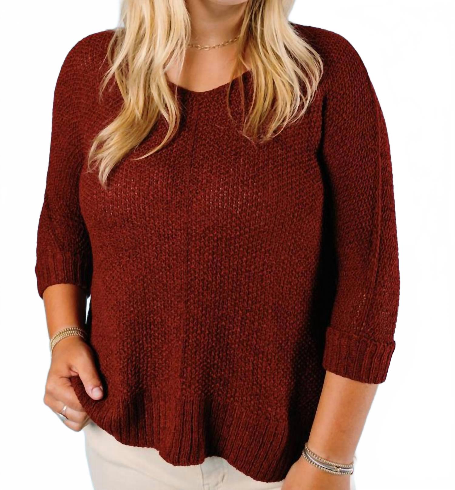 

Свитер My Girl в винном цвете Eesome, Wine