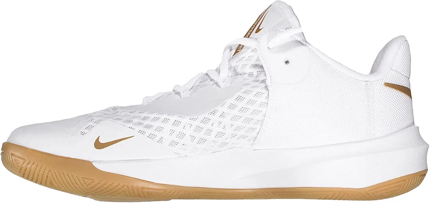 Кроссовки Nike Hyperspeed Court унисекс для взрослых, White Gold Metallic — фото 2