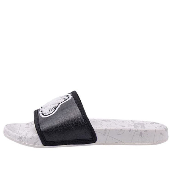 Тапочки disney x mickey non-slip slippers 'black white' Li-Ning, черный