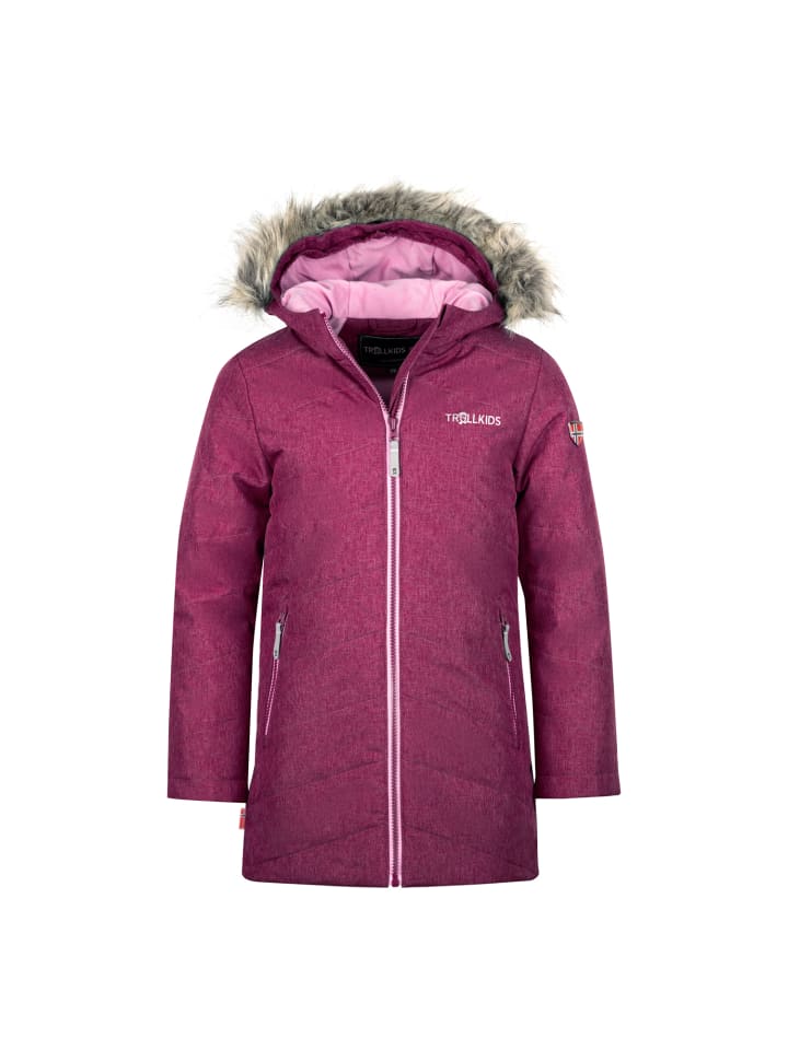 

Куртка для лыж и сноуборда Trollkids Winterjacke Lifjell, цвет plum