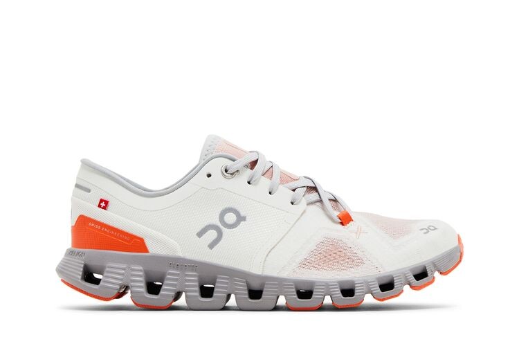Кроссовки ON Wmns Cloud X 3 Ivory Alloy, кремовый