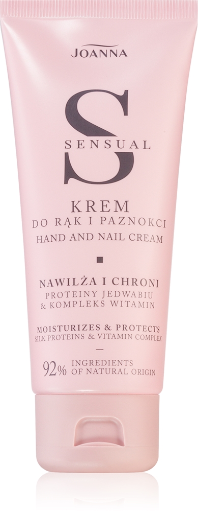 

Чувственный увлажняющий и защитный крем для рук Joanna, silk proteins & vitamin complex 100 гр