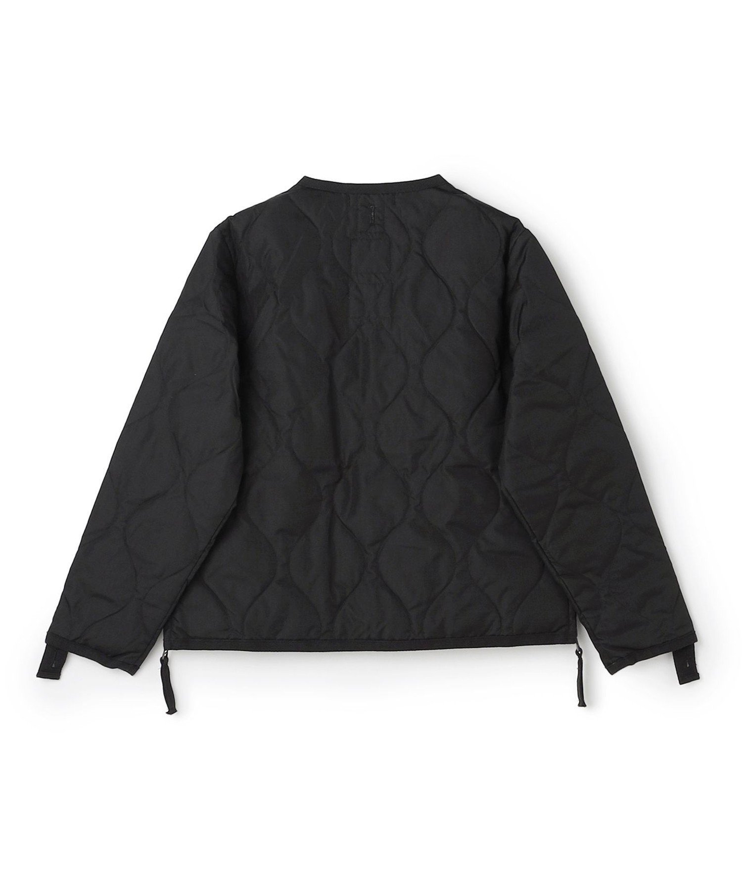 Пуховая куртка TAION Military Zip V-Neck (унисекс) (размеры 120-150 см) Unfilo, Black [005] — фото 2