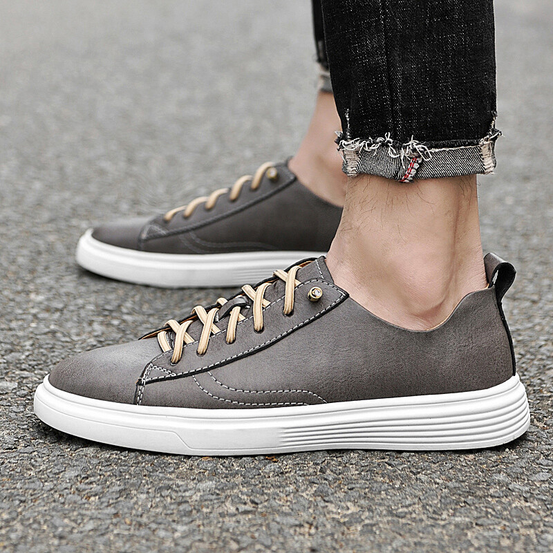 

Кроссовки мужские Lifestyle Shoes Men Low-Top Gray Extravagant