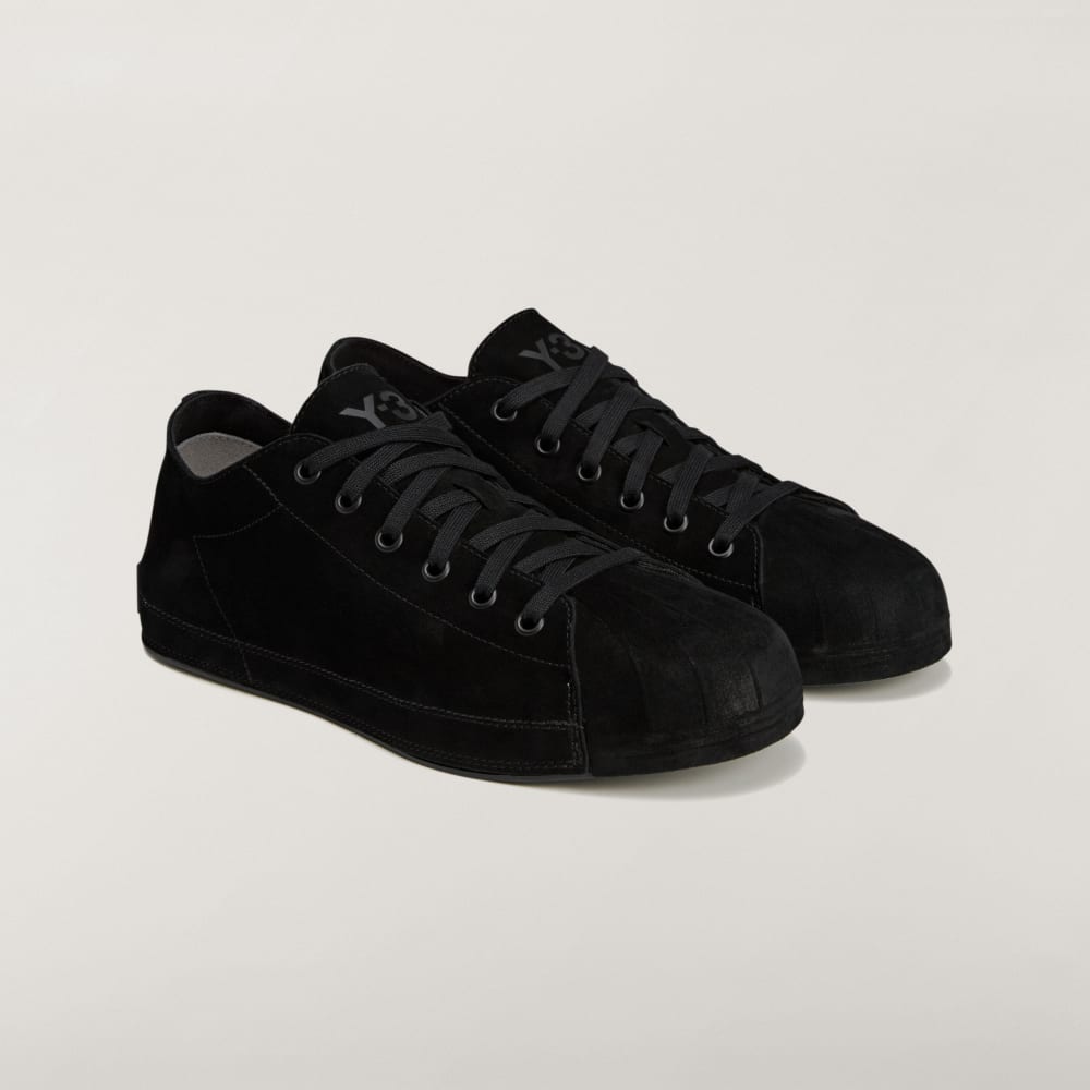 Кроссовки Adidas Y-3 NIZZASTAR LO, цвет Black/Black/Black — фото 4