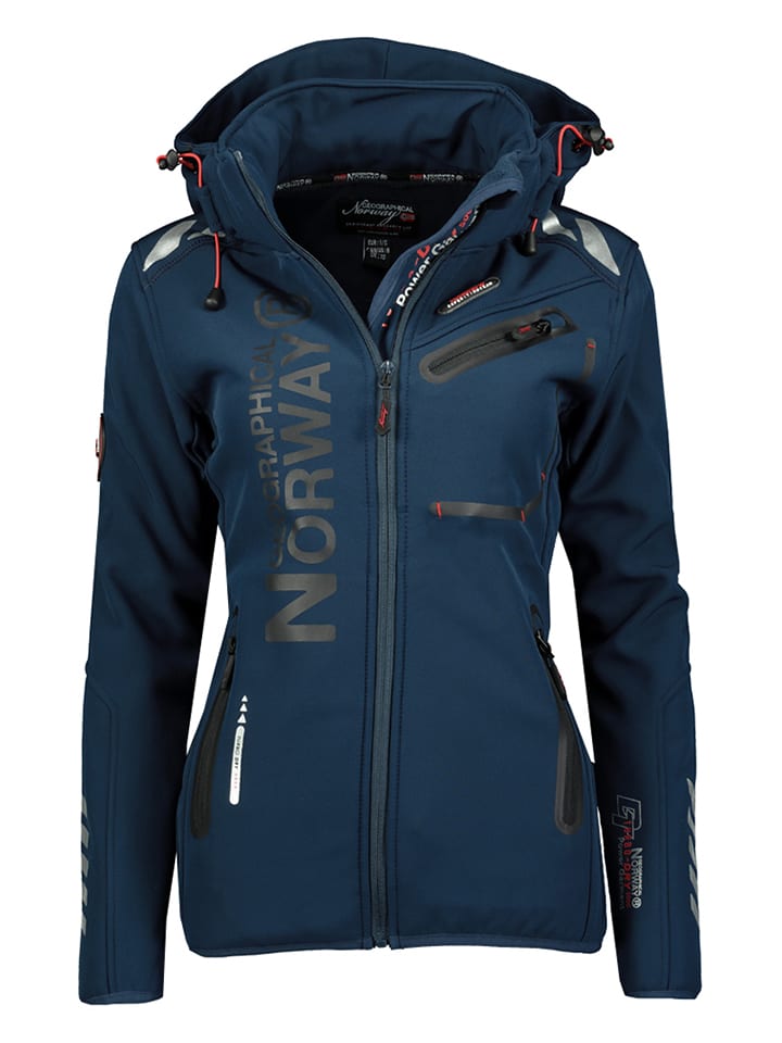 

Куртка софтшелл Geographical Norway Softshelljacke Reine, темно-синий