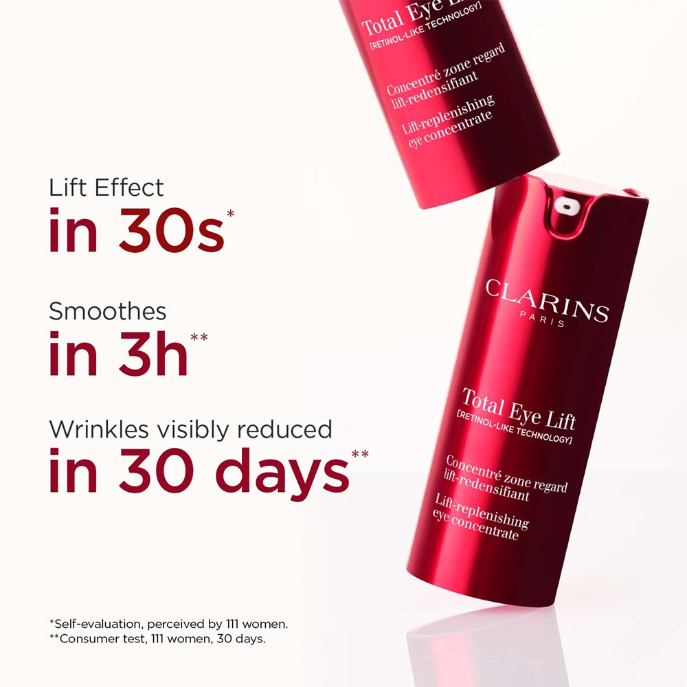 Крем для кожи вокруг глаз против морщин Total Eye Lift Clarins, 15 мл — фото 2