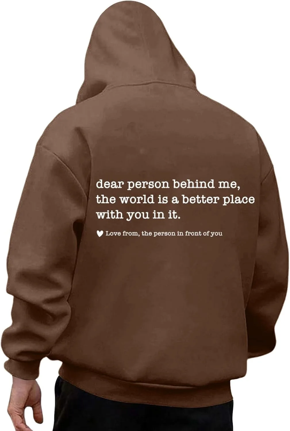 

Толстовка с капюшоном You Matter для мужчин, с принтом и карманом HBDHEJL