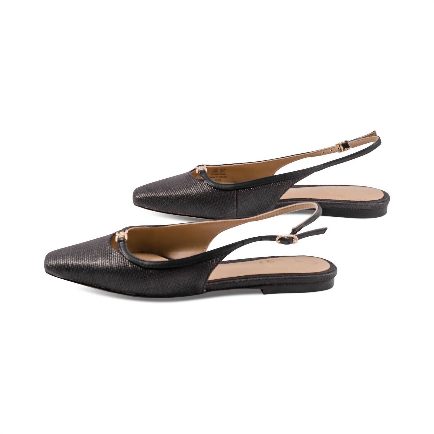 Женские туфли Cleo Weave Flat черного цвета Sam Edelman